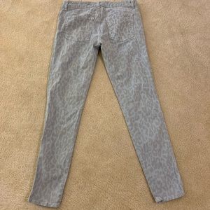 Bella Dahl anthropology leopard print skinny jean